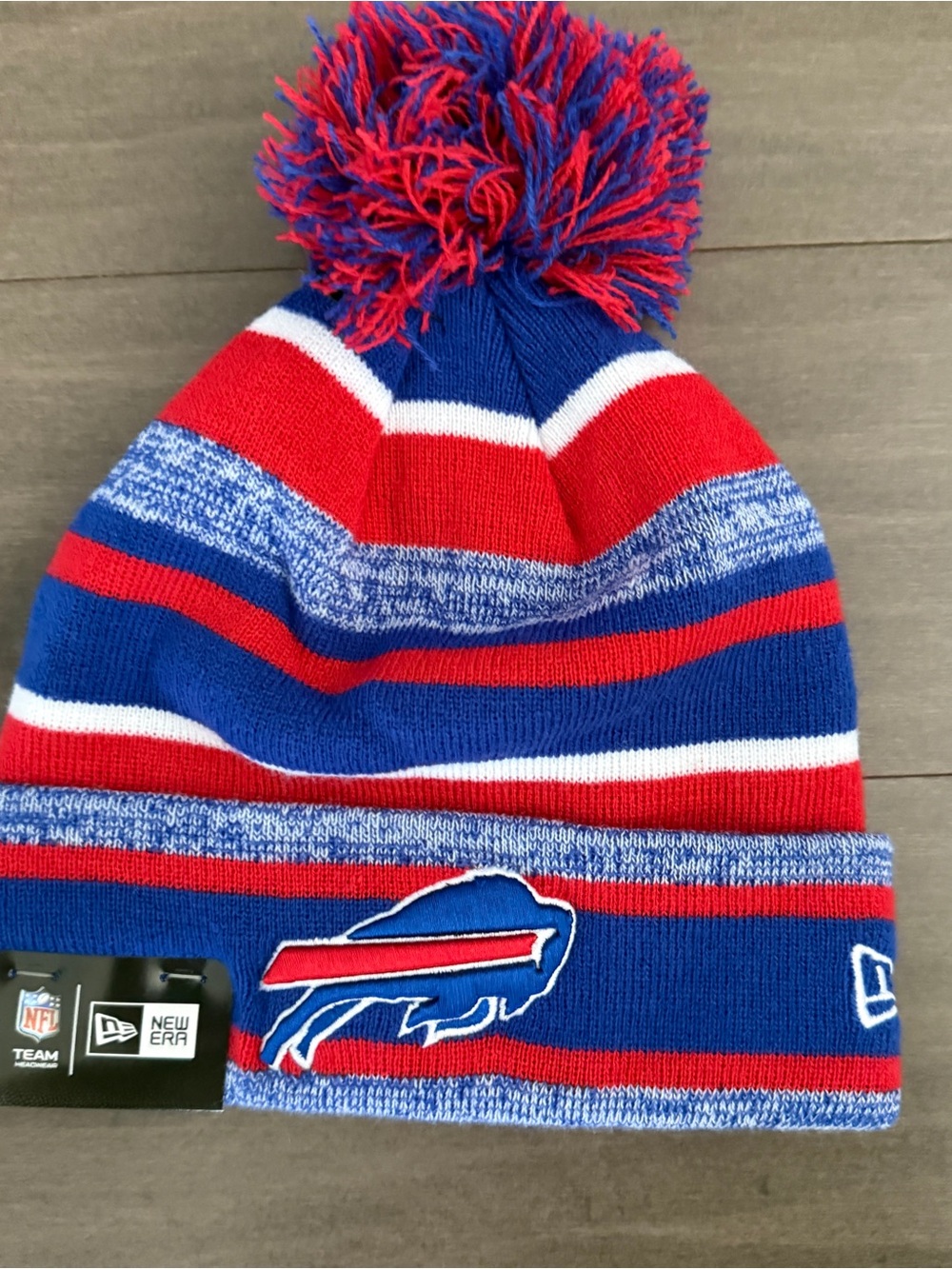 New Era NFL Buffalo Bills Knit Hat Pom Pom Beanie